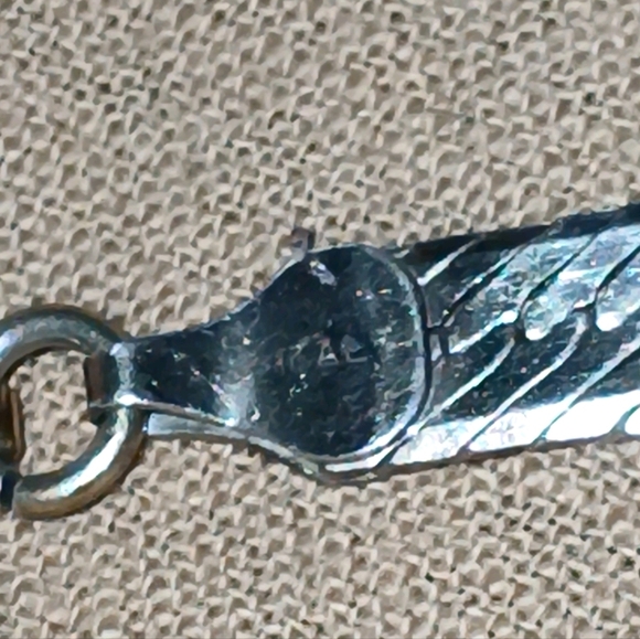 Vior Italian Silver Braided Bracelet. 925. High quality vintage silver - Picture 5 of 7